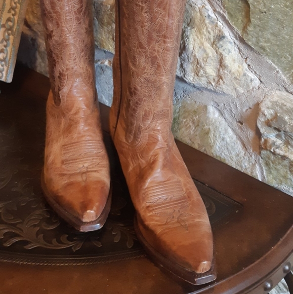 DAN POST Santa Rosa LADIES all leather COWBOY BOOTS 8M - Picture 5 of 9